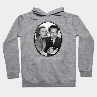 Ray Milland & Rita Johnson In The Big Clock Hoodie